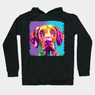 Vizsla Pop Art - Dog Lover Gifts Hoodie